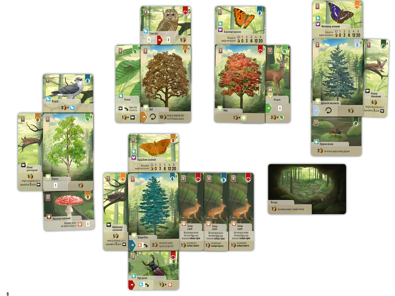Настільна гра : Лісова метушня (Forest Shuffle) 00-347361 фото