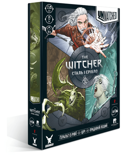 Монополія : Unmatched: The Witcher. Сталь і срібло (Steel and Silver) 00-743687 фото
