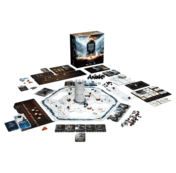 Монополія комплект: Fun Geek Shop Фростпанк + Замерзлі землі + Мініатюри + Дредноут + Ресурси + Дерев'яне місто 00-294545 фото