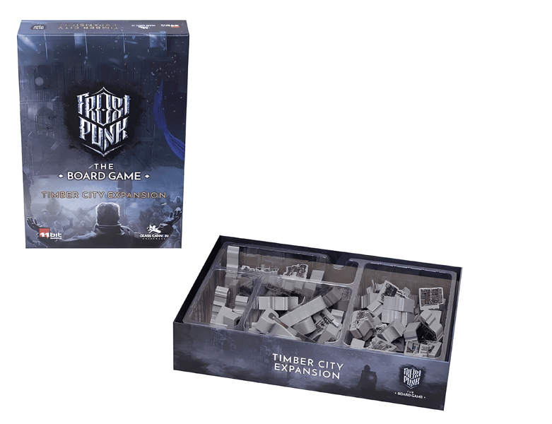 Монополія комплект: Fun Geek Shop Фростпанк + Замерзлі землі + Мініатюри + Дредноут + Ресурси + Дерев'яне місто 00-294545 фото