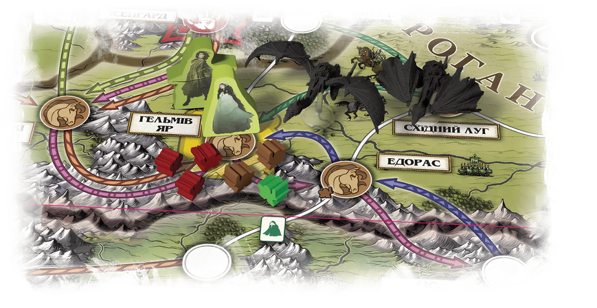 Монополія : Володар Перснів. Доля братства (The Lord of the Rings: Fate of the Fellowship) 00-498559 фото